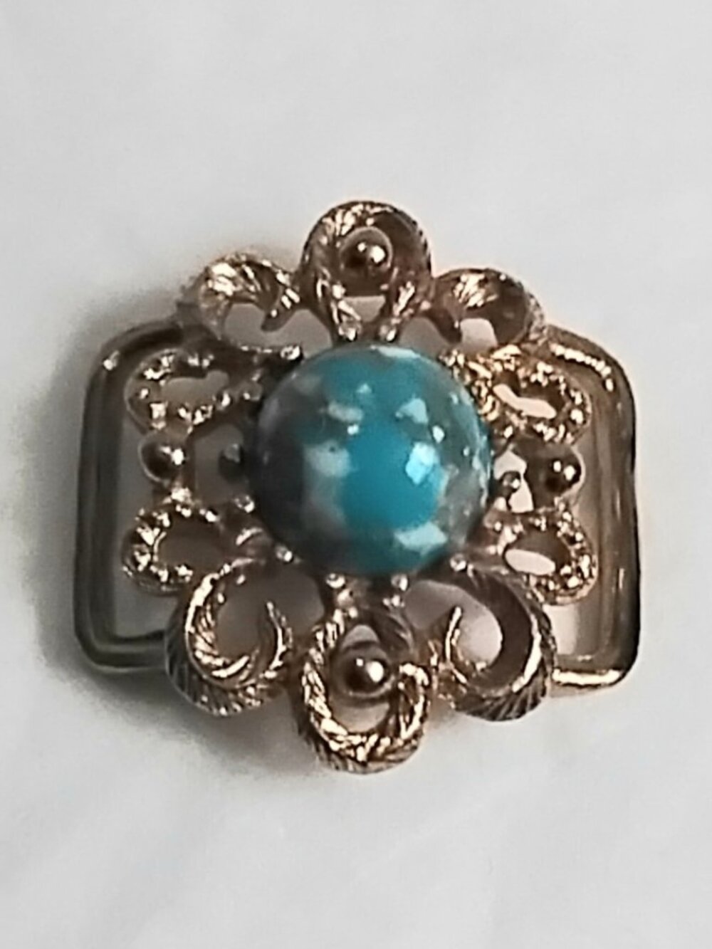 3/$25 Vintage & Beautiful Blue & Brass Piece Quality Costume Jewelry!!